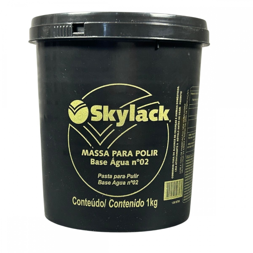 SKYLACK MASSA PARA POLIR Nº2 BASE AGUA POTE 1 KG