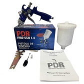 PDR - PISTOLA GRAVIDADE PDR PRO-550 HVLP 1,4MM - 600ML