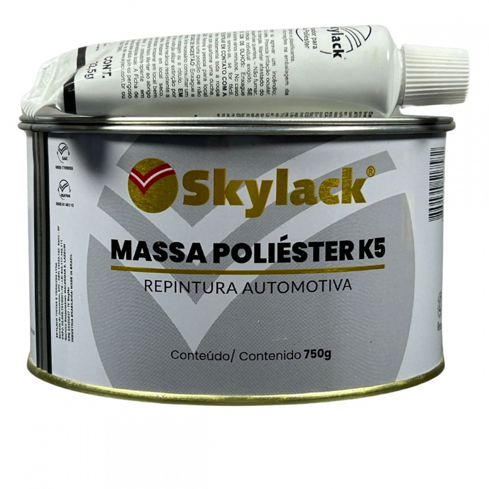 SKYLACK KIT MASSA POLIESTER K5 750G
